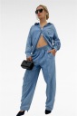 camicia in cotone effetto chambray operation